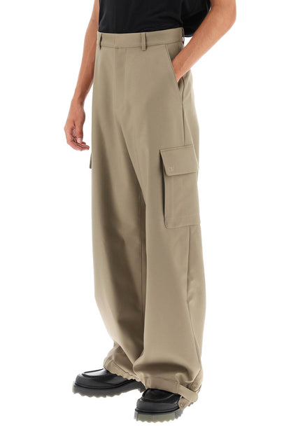 Baggy Fit Cargo Pants  - Khaki