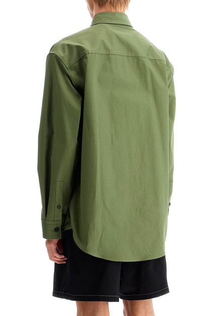 Gabardine Oversh  - Green