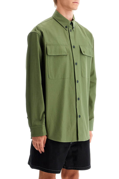 Gabardine Oversh  - Green