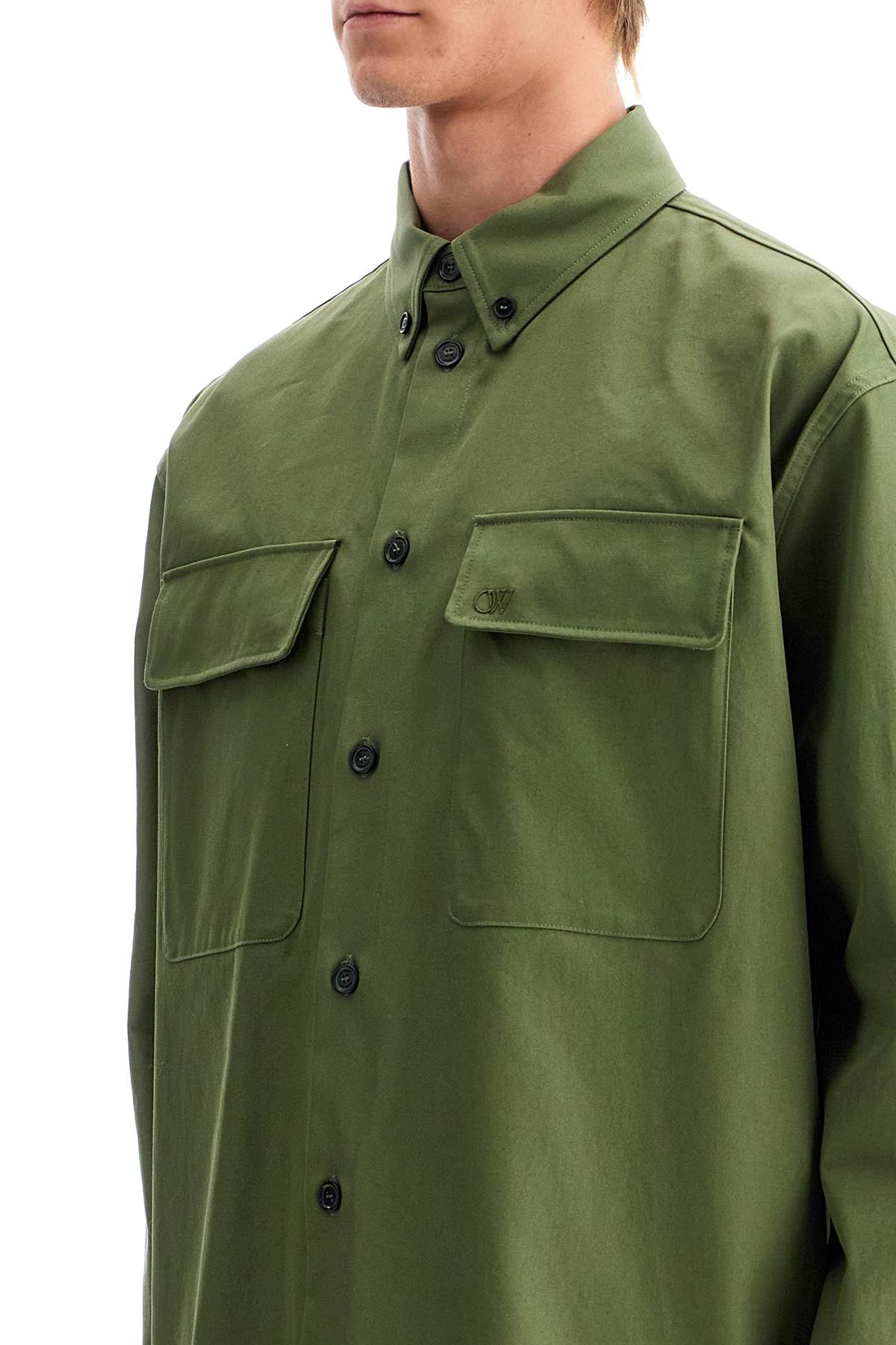 Gabardine Oversh  - Green