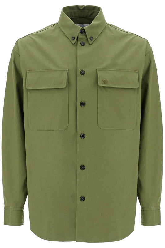 Gabardine Oversh  - Green