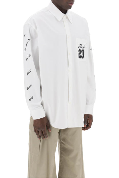 "oversized Shirt With  - White