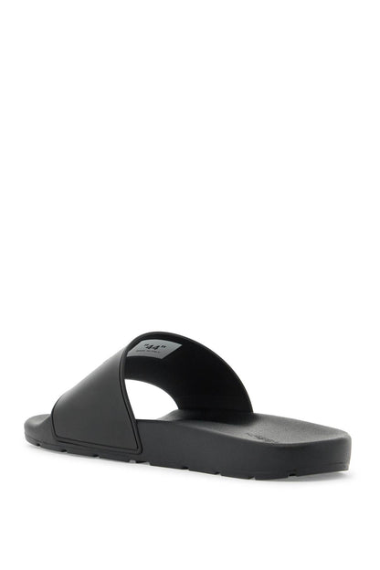 Rubber Slides For Left And Right  - Black