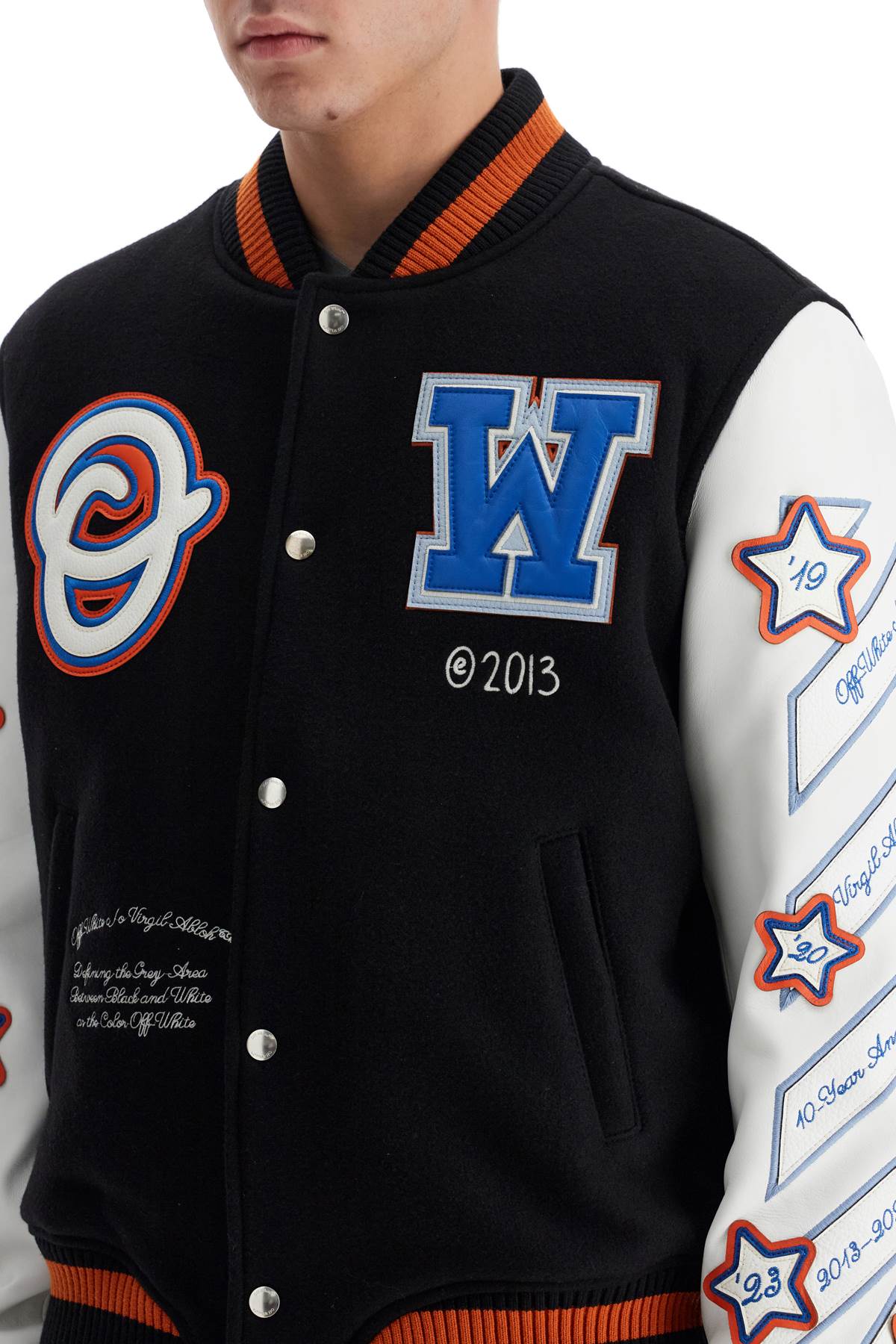 Bomber Varsity Wizard  - Black