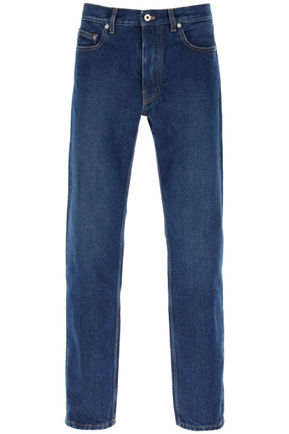 Regular Jeans With Tapered Cut  - Blue