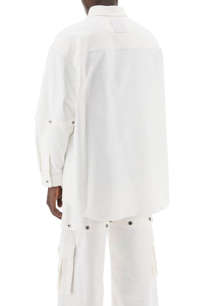 Convertible Overshirt With 90's  - White