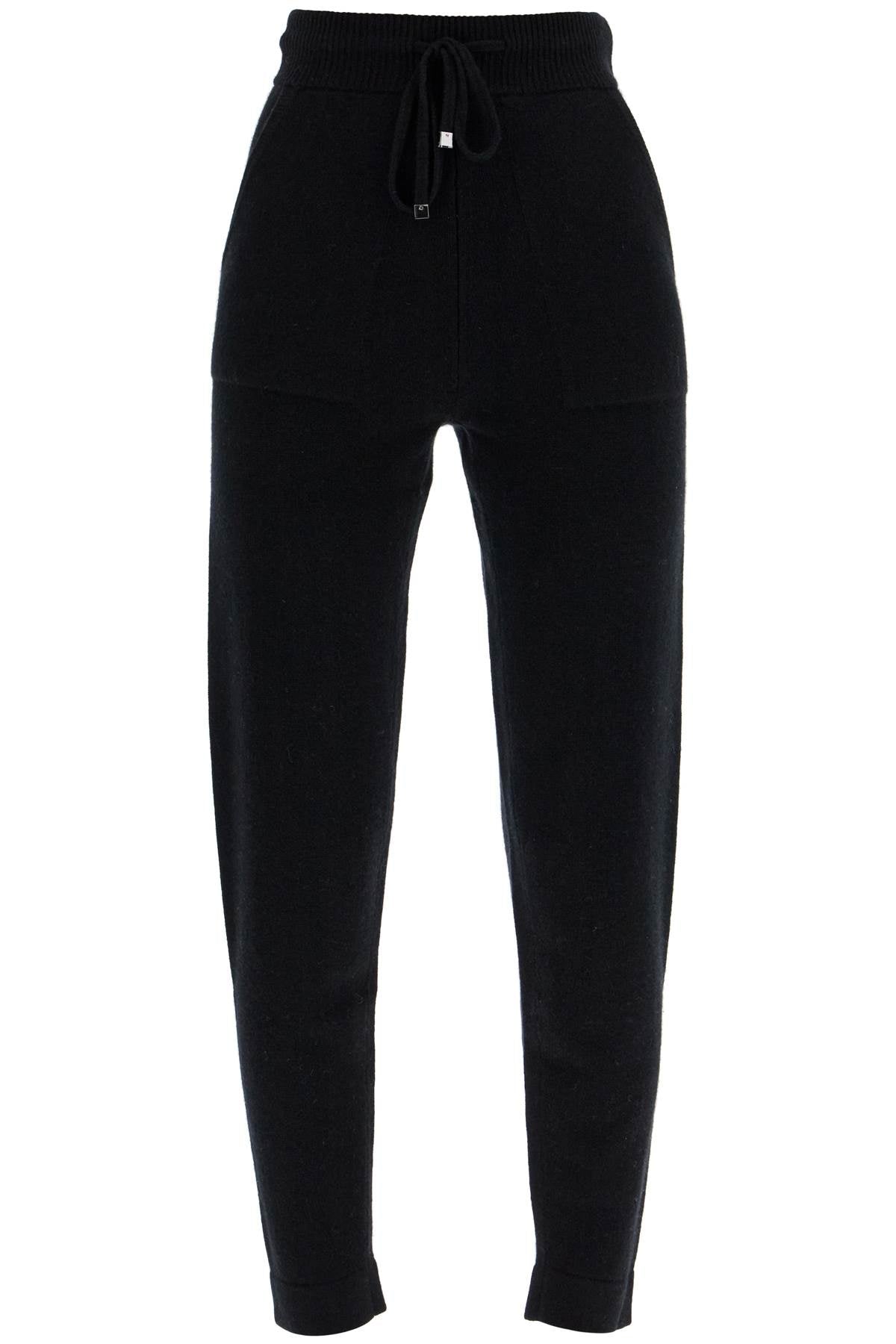 Wool And Cashmere Blend Opera Jog  - Black