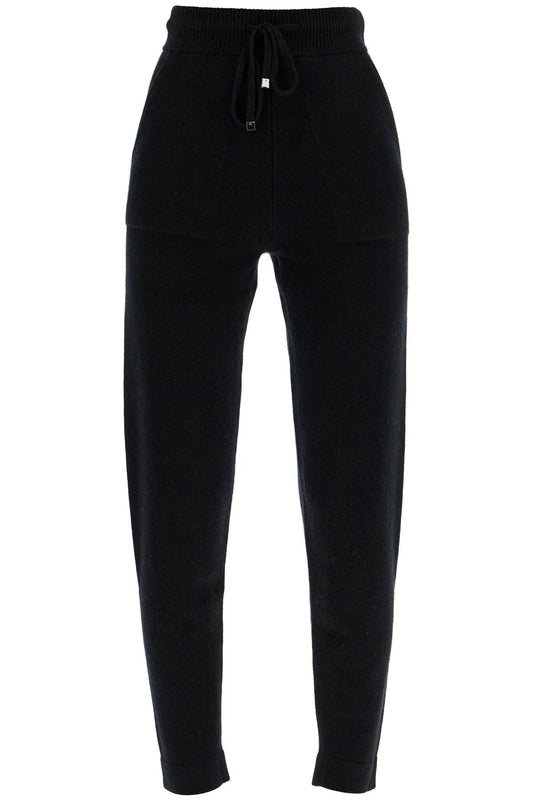 Wool And Cashmere Blend Opera Jog  - Black