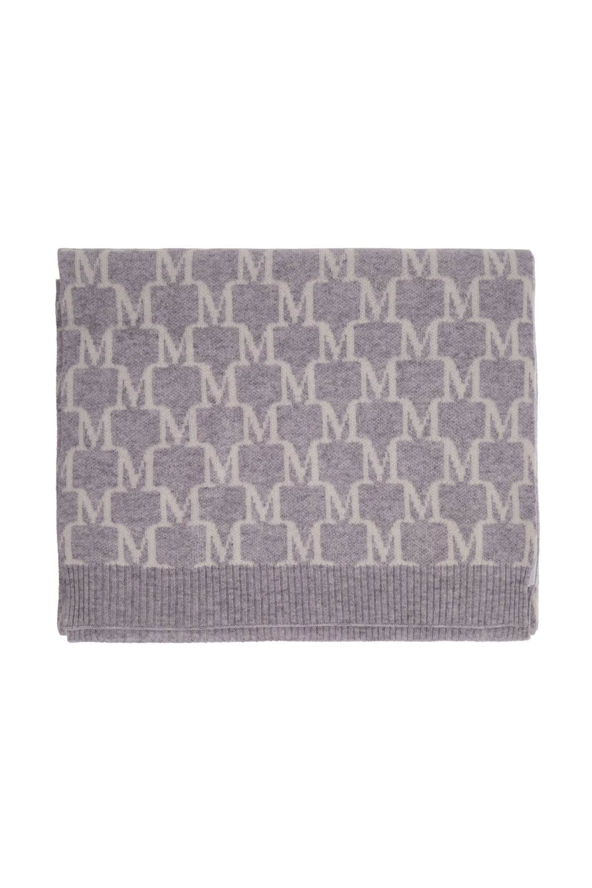 "cashmere Logo Scarf"  - Grey