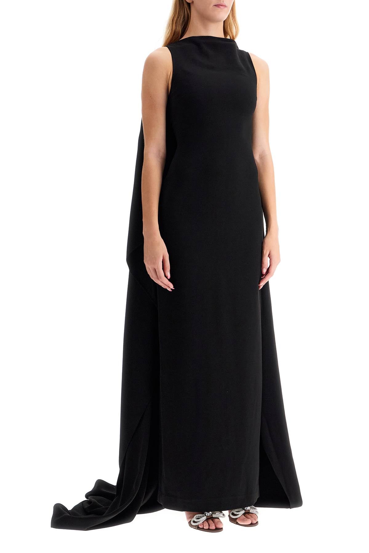 'kaila' Long Dress  - Black