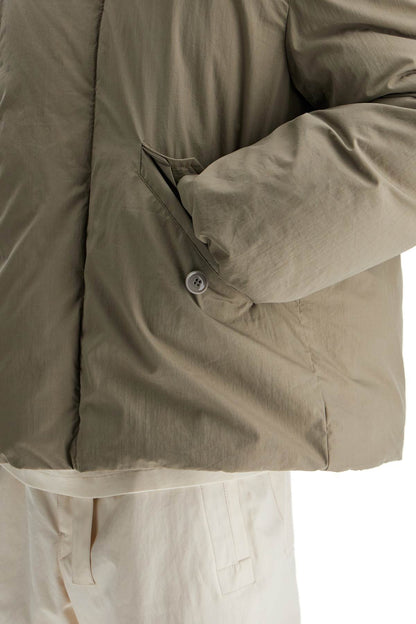 Cotton Canvas Down Comforter  - Khaki