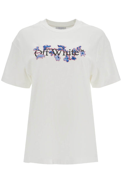 Flower Bookish T  - White