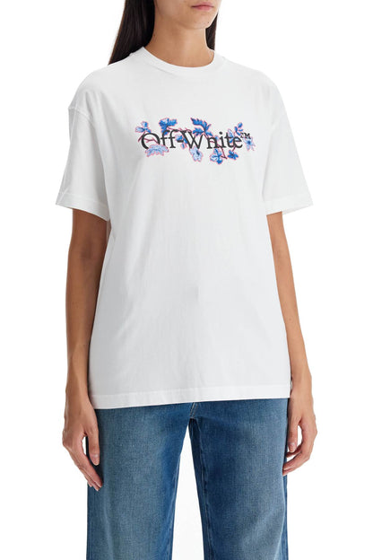 Flower Bookish T  - White