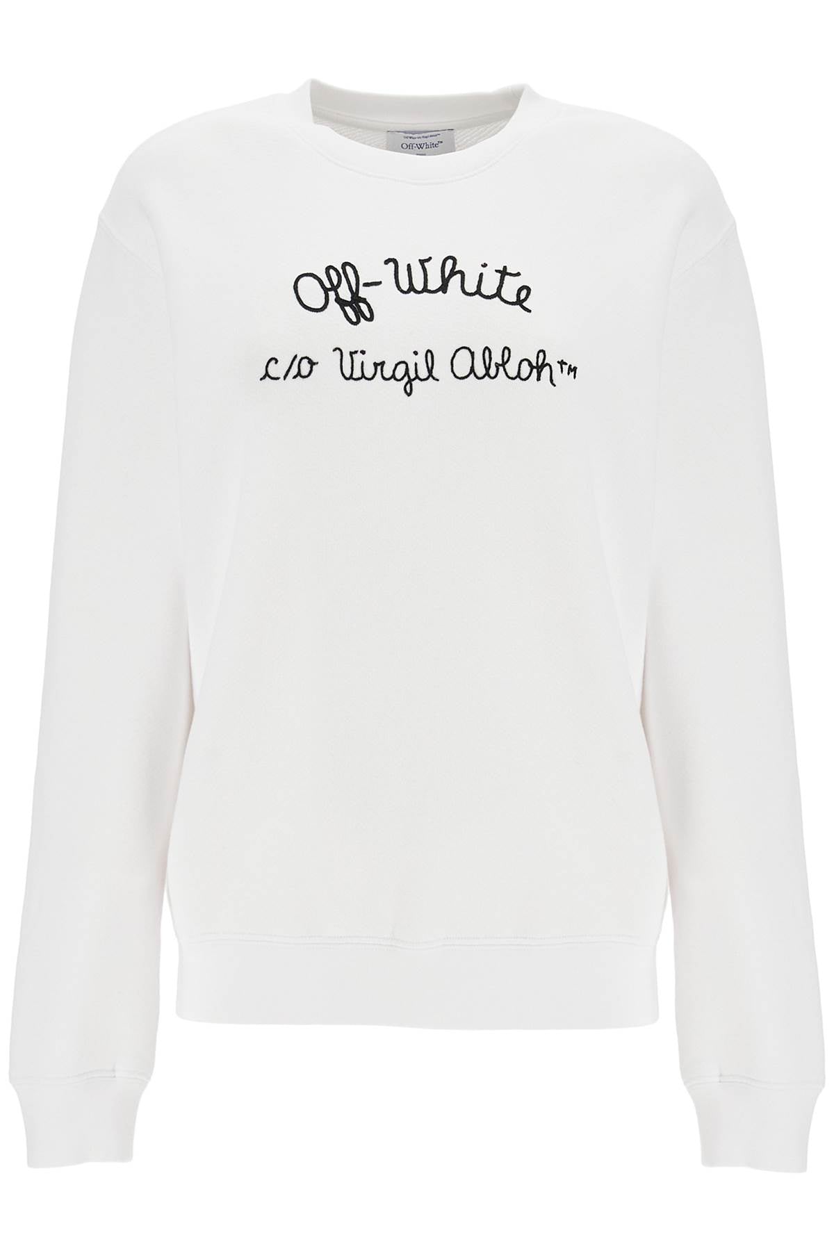 Crewneck Sweatshirt With  - White