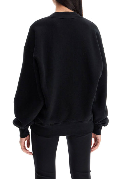 "oversized Sweatshirt With  - Black