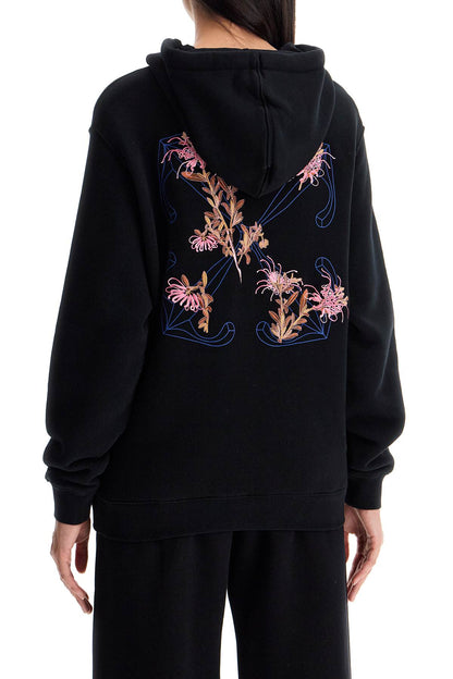 'pinkflower Arrow Hooded Sweat  - Black