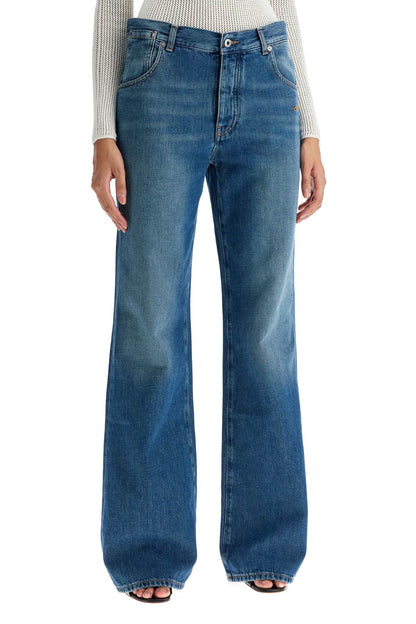 Wide Leg Jeans  - Blue