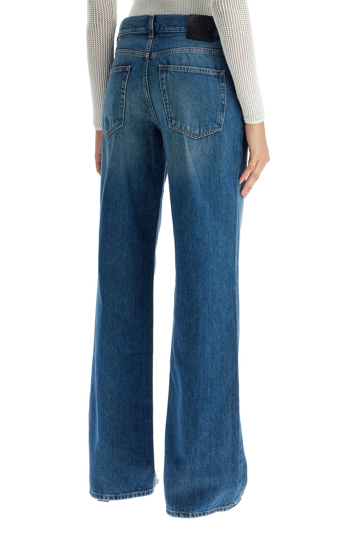 Wide Leg Jeans  - Blue