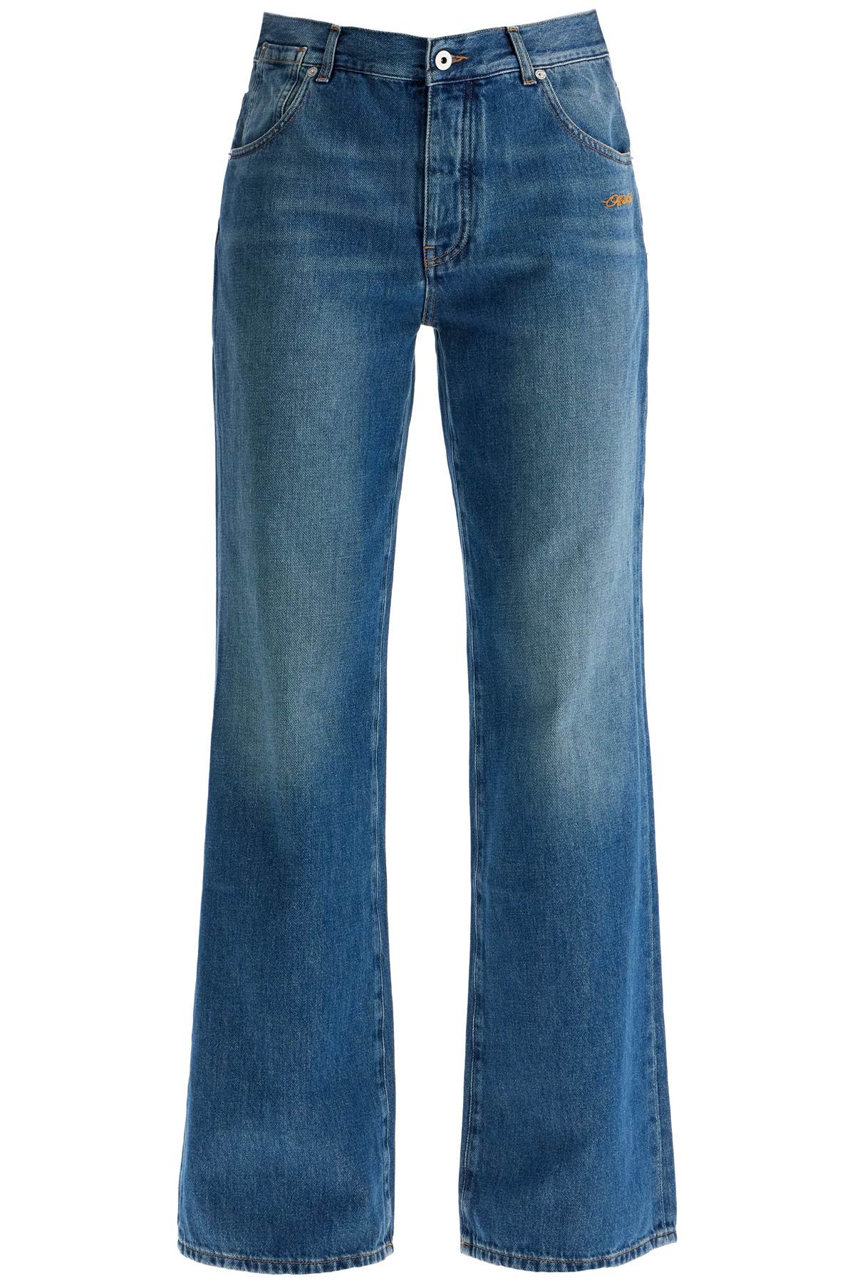 Wide Leg Jeans  - Blue