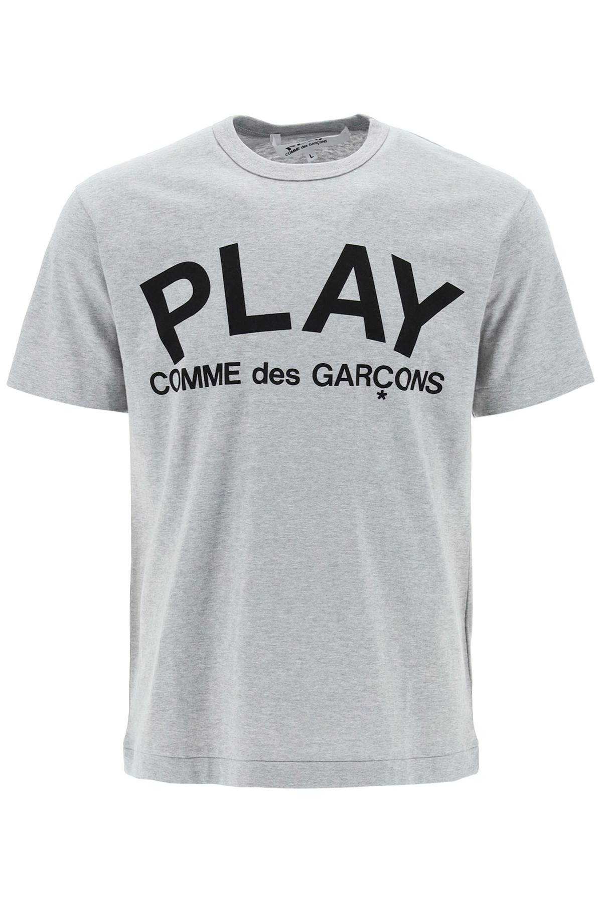 T-shirt With Play Print  - Grey