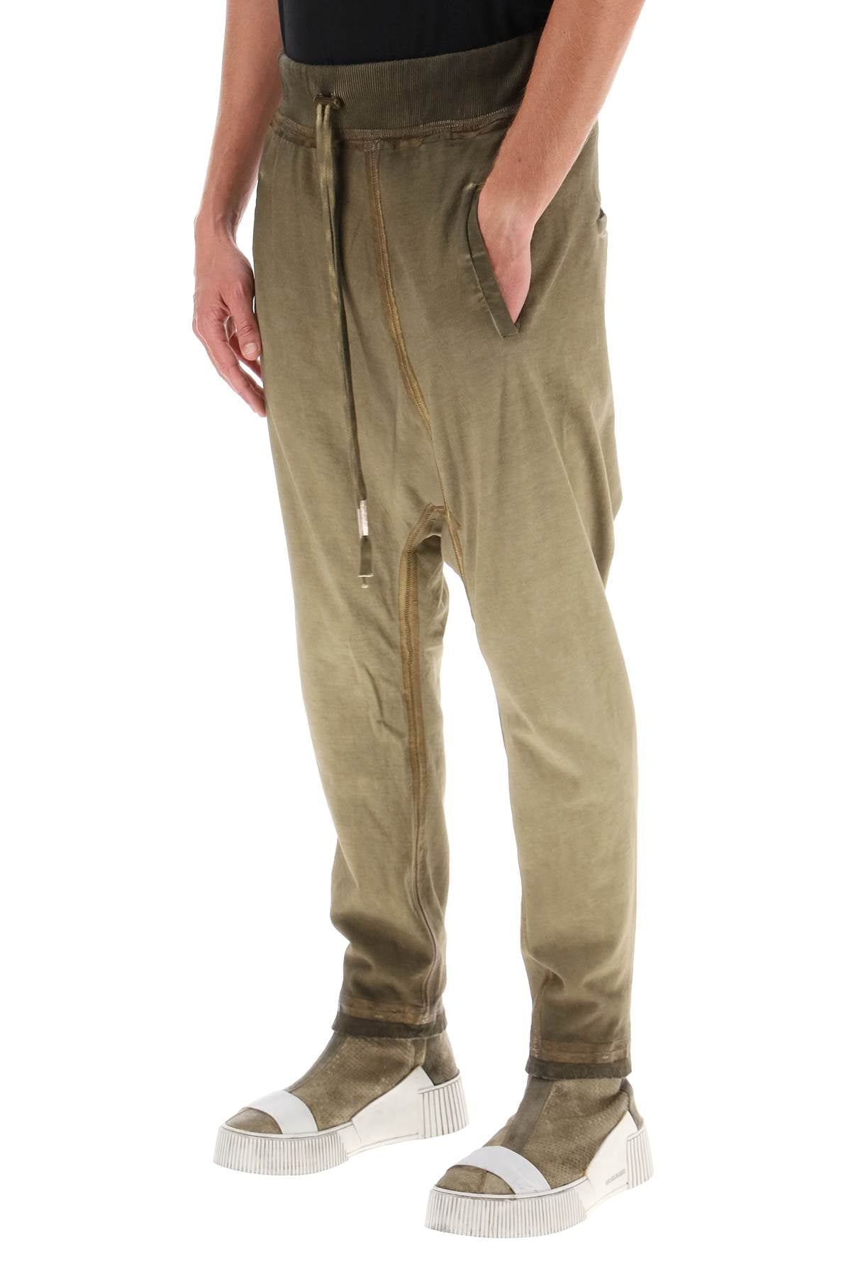 Low-crotch Joggers  - Khaki