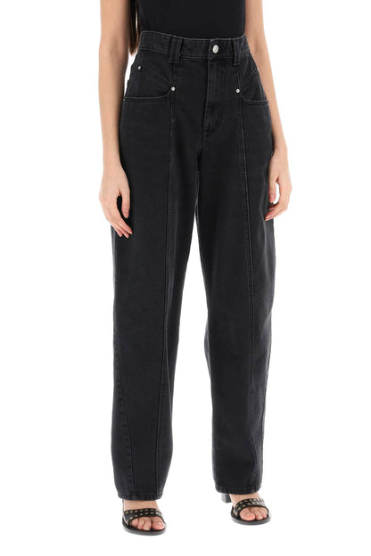 Vetan Barrel Jeans  - Black