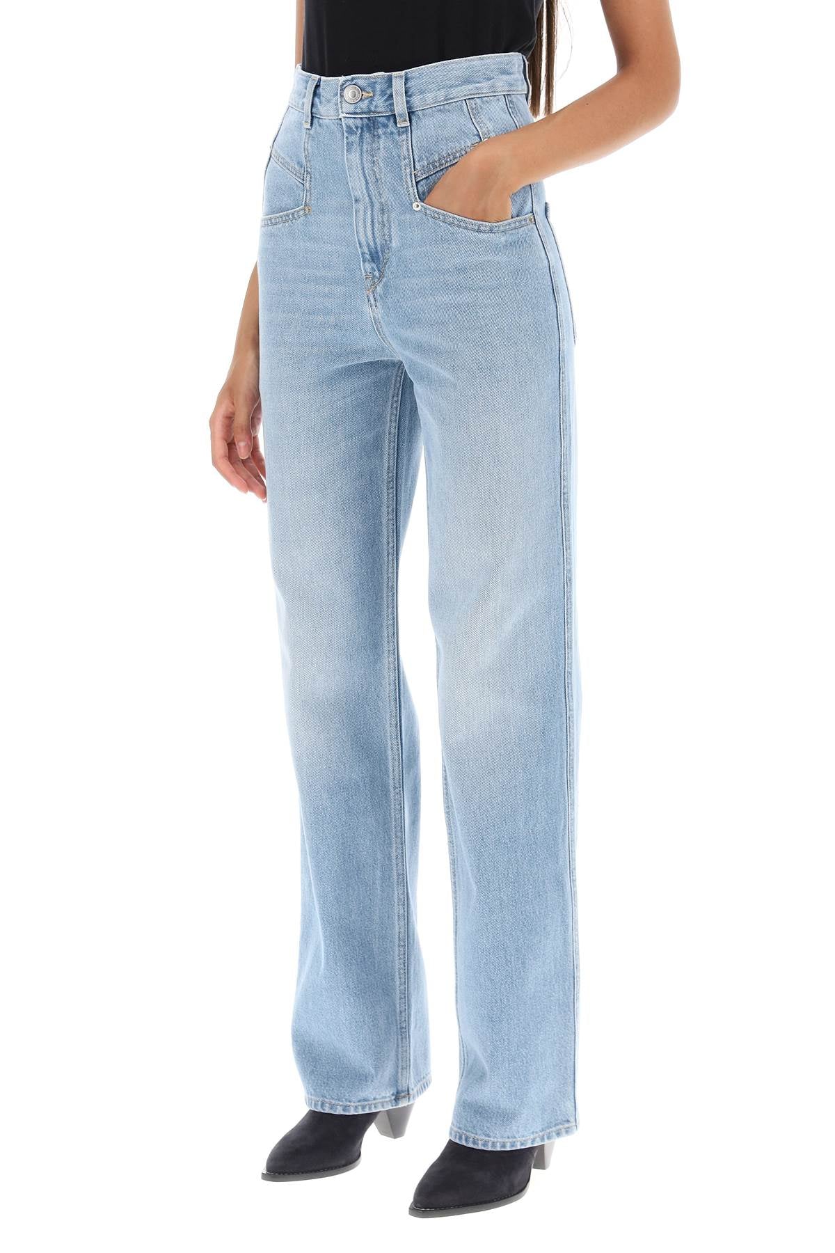 'dileskoa' Straight Cut Jeans  - Light Blue