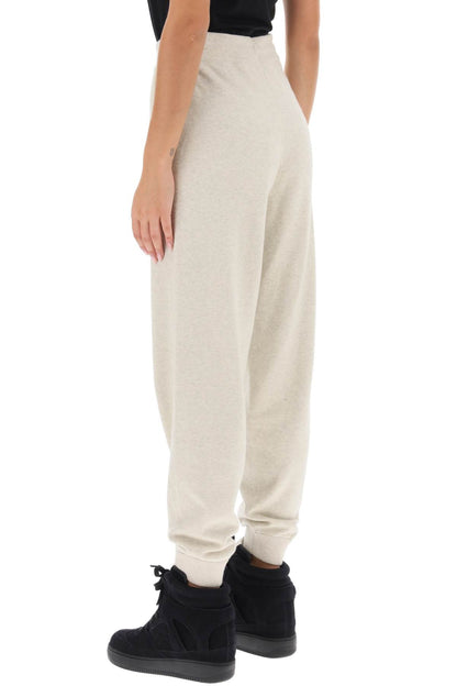 Kira Knitted Jogger Pants  - White