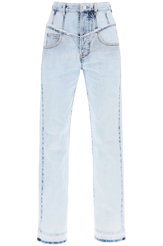 Noemie Straight Leg Jeans  - Light Blue