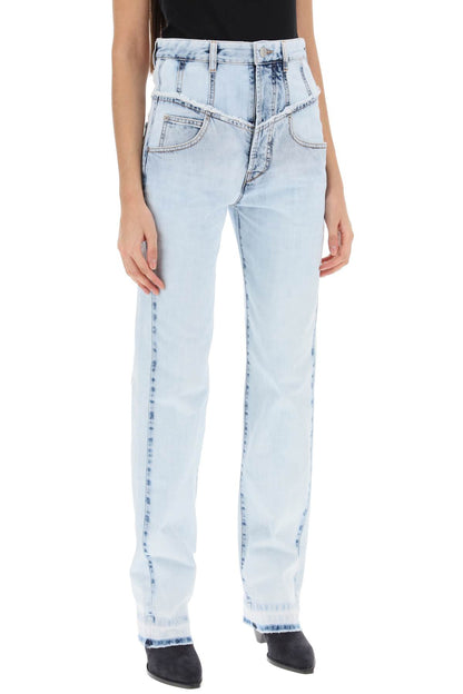 Noemie Straight Leg Jeans  - Light Blue