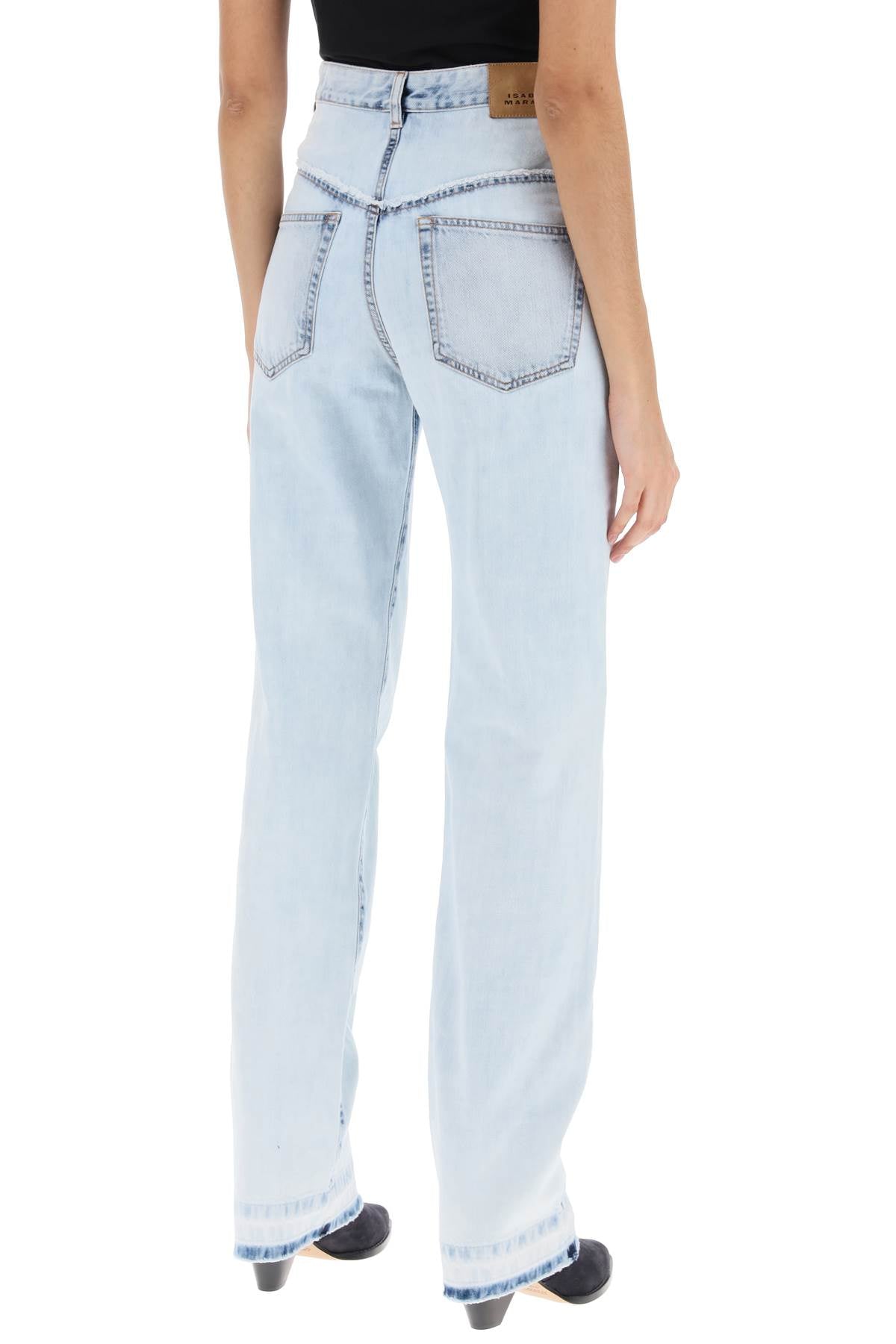 Noemie Straight Leg Jeans  - Light Blue