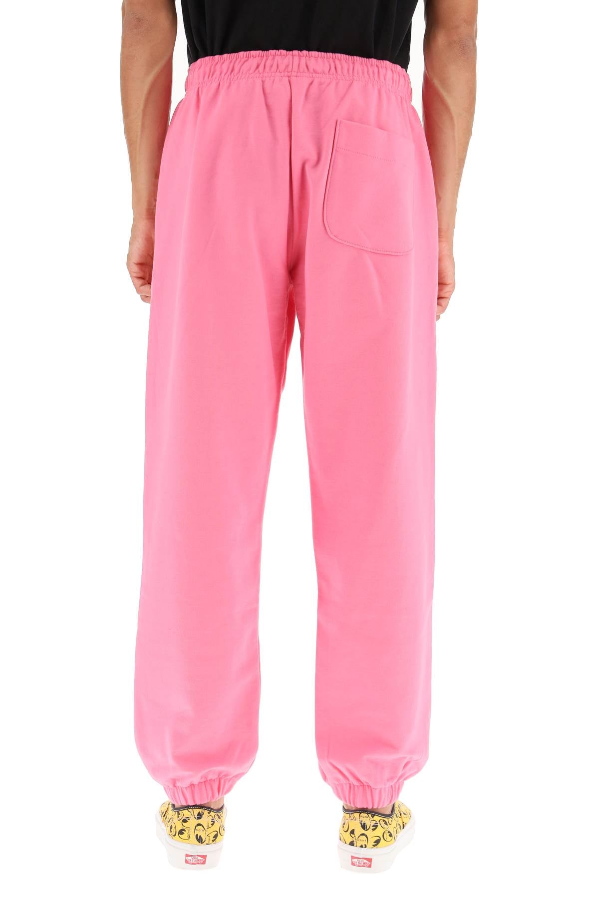 Logo Embroidery Jogger Pants  - Rosa