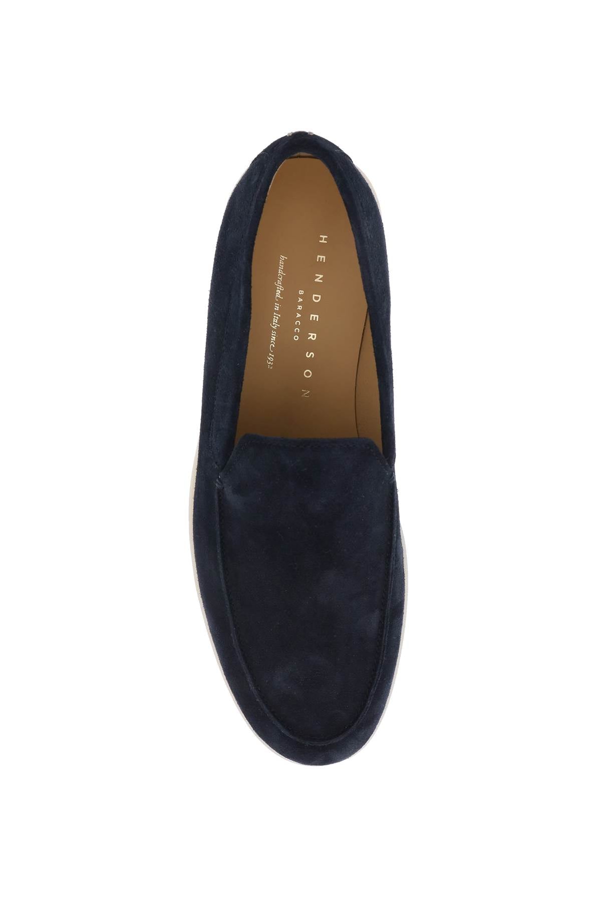 Suede Loafers  - Blu