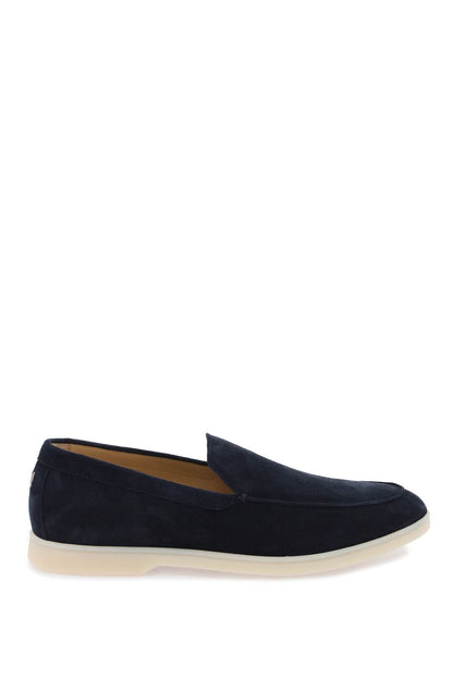 Suede Loafers  - Blu