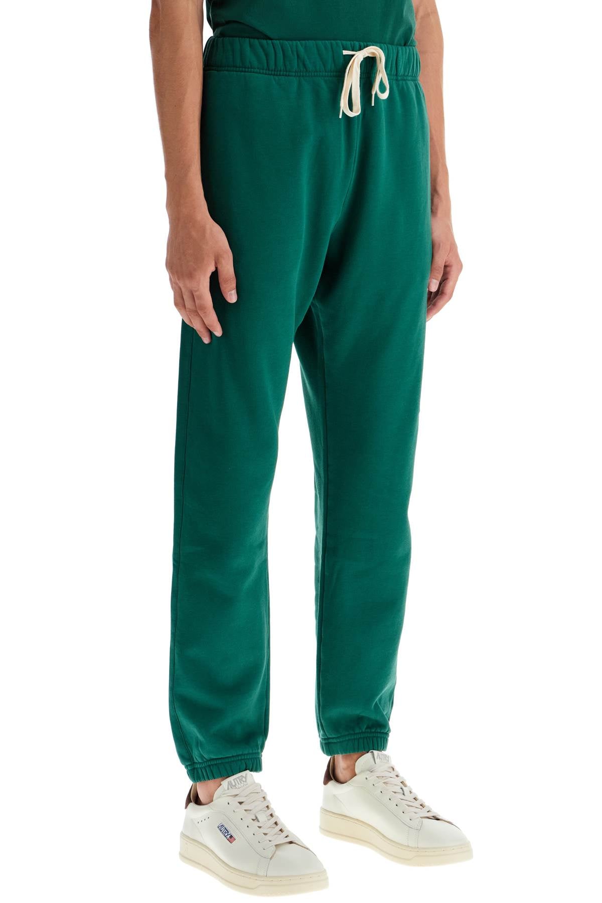 Relaxed Fit Fleece Joggers For  - Green