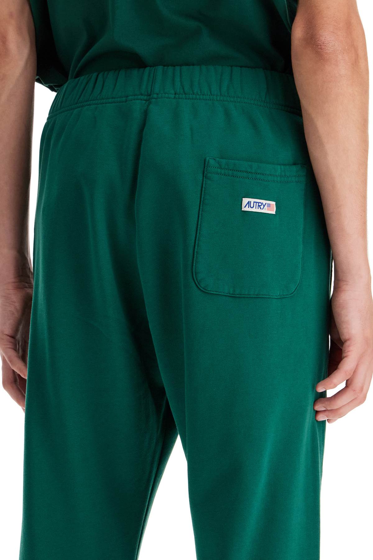 Relaxed Fit Fleece Joggers For  - Green