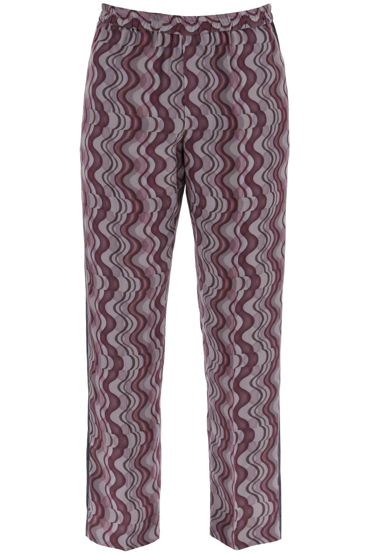 Parkino Pants With Layered Wave  - Viola