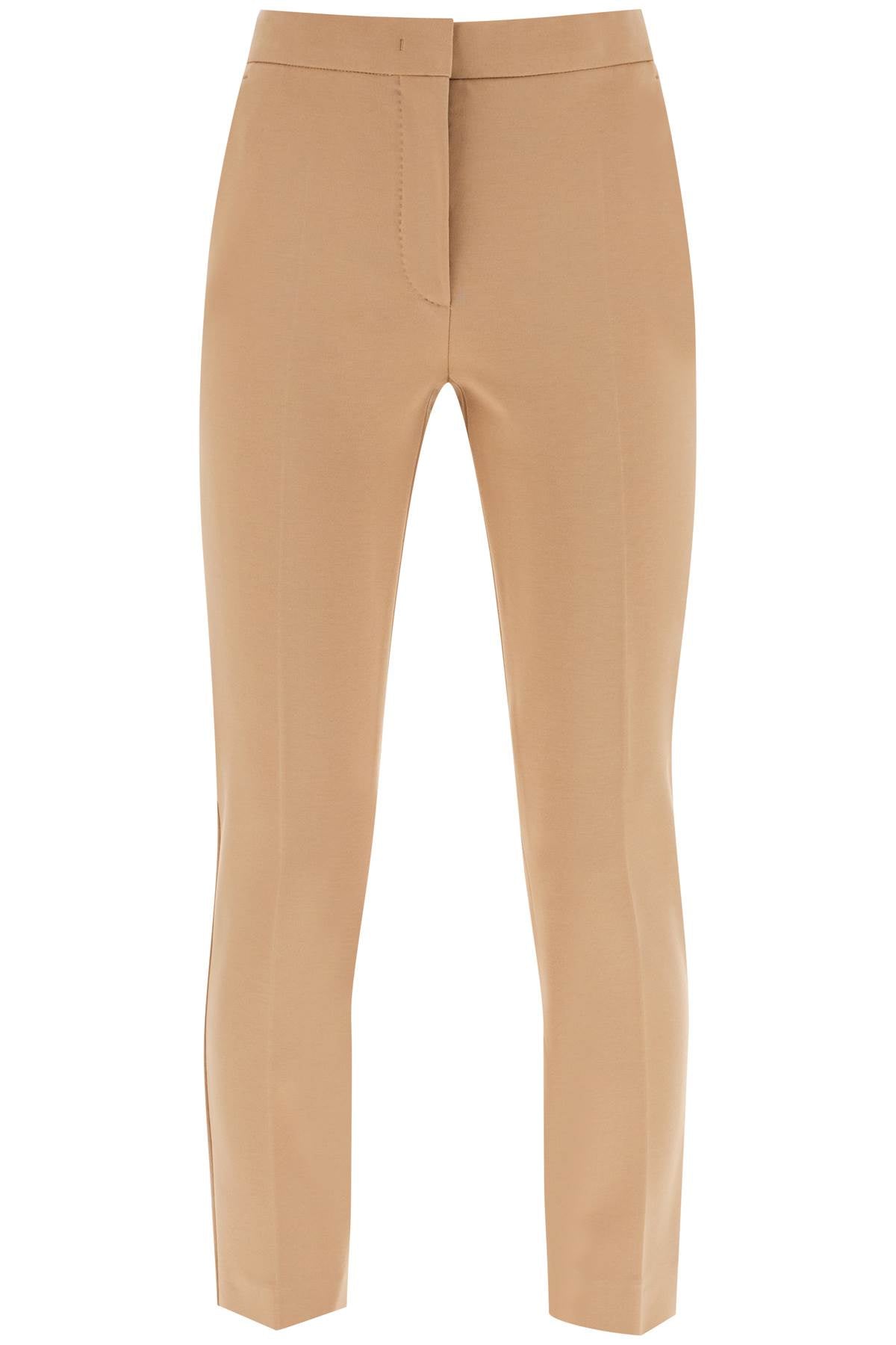 'pegno' Cigarette Pants In Jersey  - Beige