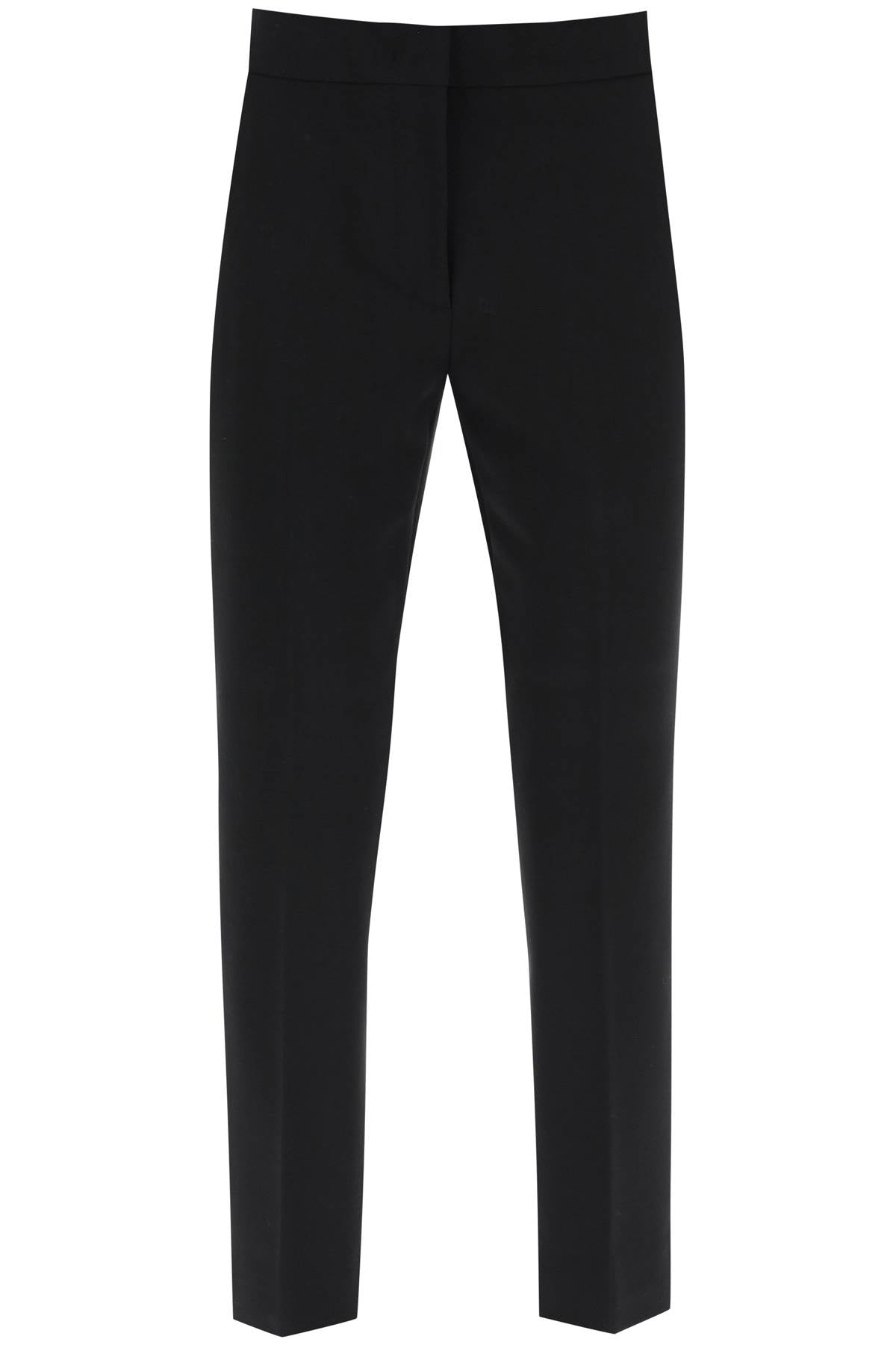 'pegno' Cigarette Pants In Jersey  - Black