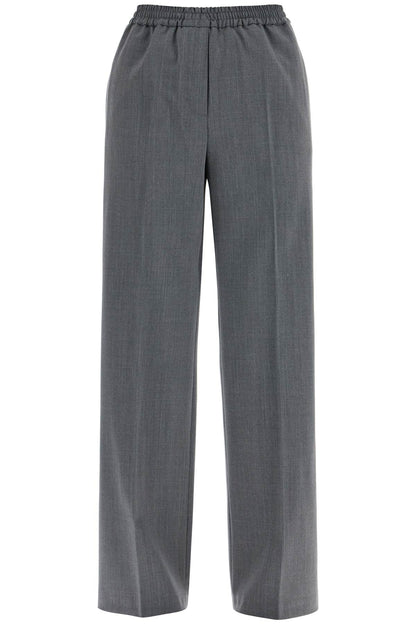 Stretch Wool Trousers For Men/w  - Grey