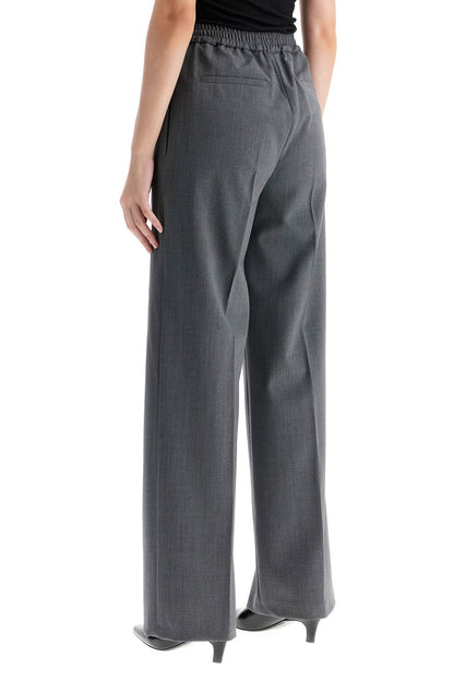 Stretch Wool Trousers For Men/w  - Grey