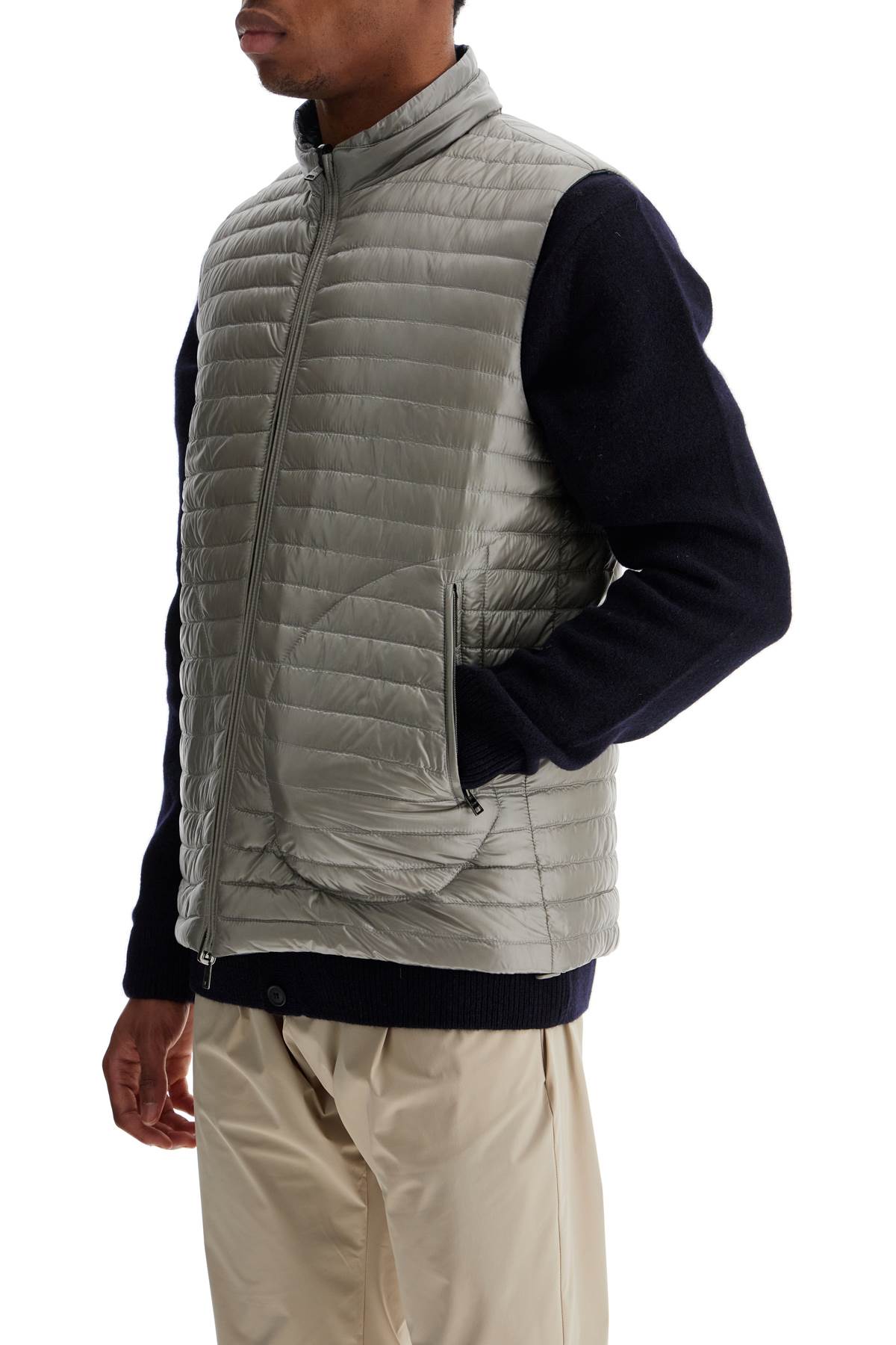 Reversible Black Polyamide Gilet  - Black