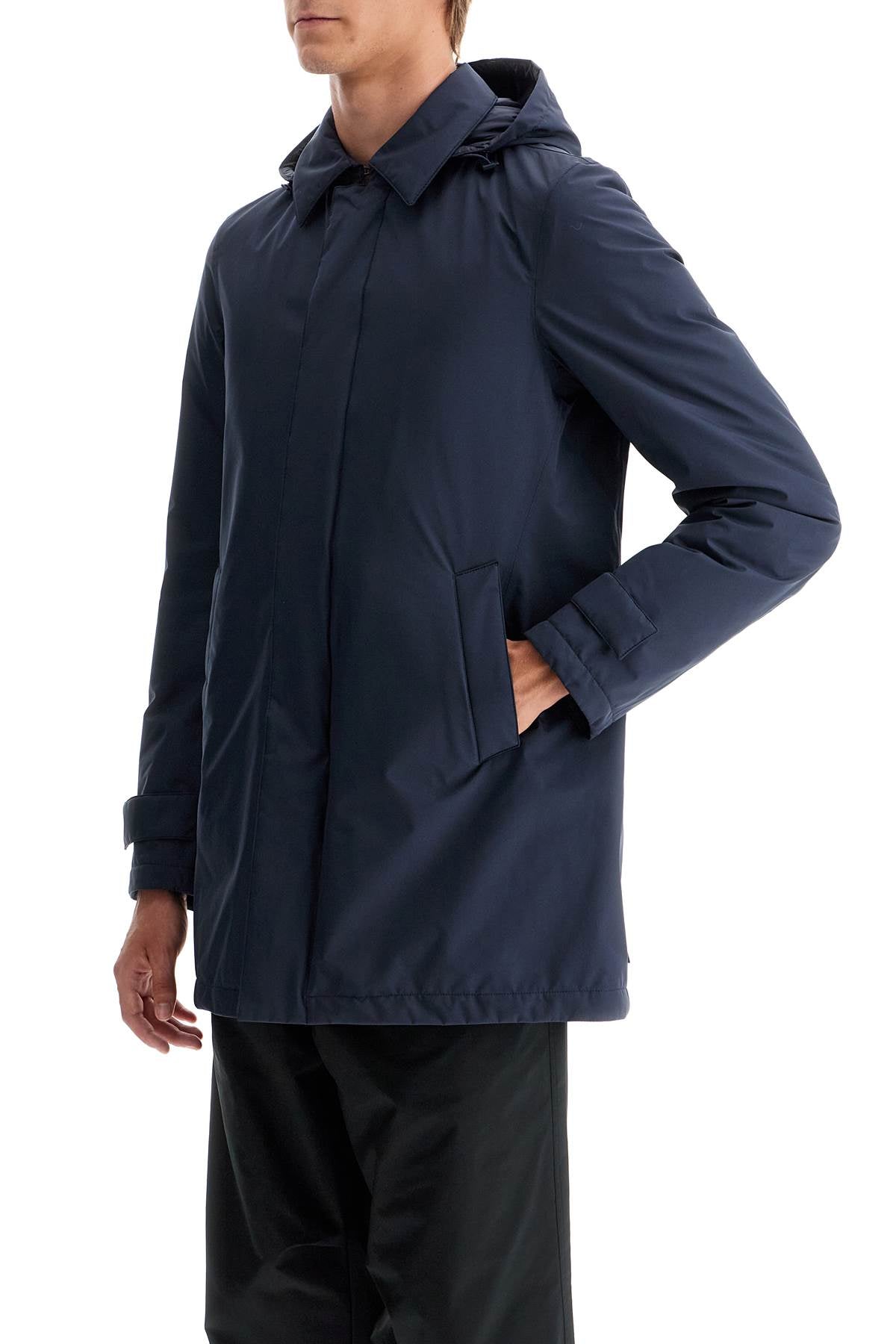 Laminar Padded Carcoat In Gore-tex 2l  - Blue