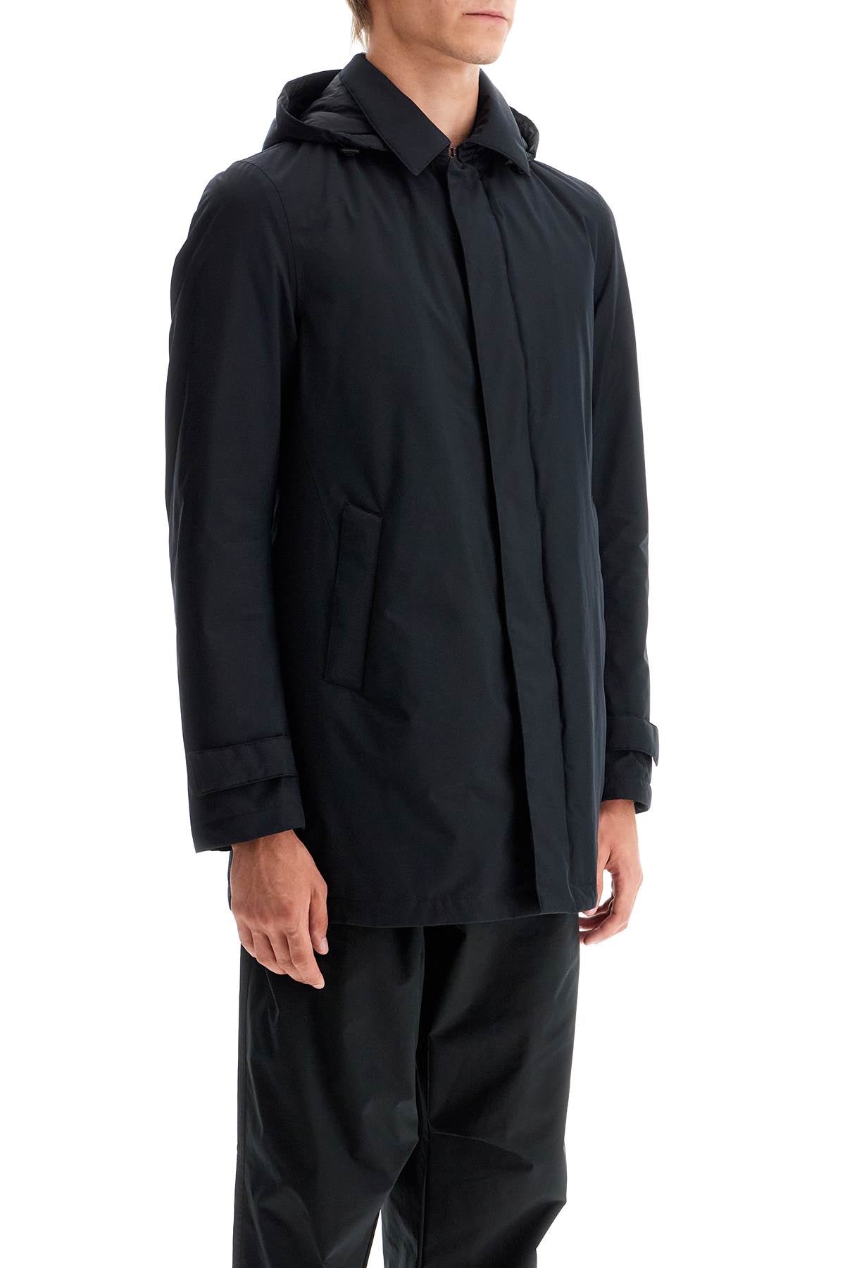 Laminar Padded Carcoat In Gore-tex 2l  - Black