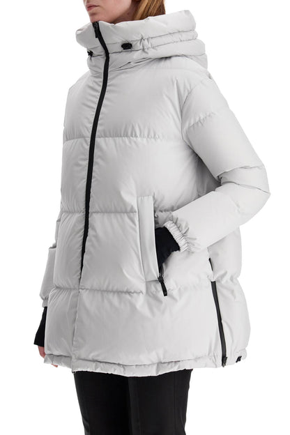 Long Down Jacket In Gore-tex In  - Grey