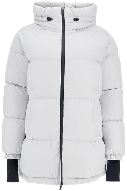 Long Down Jacket In Gore-tex In  - Grey