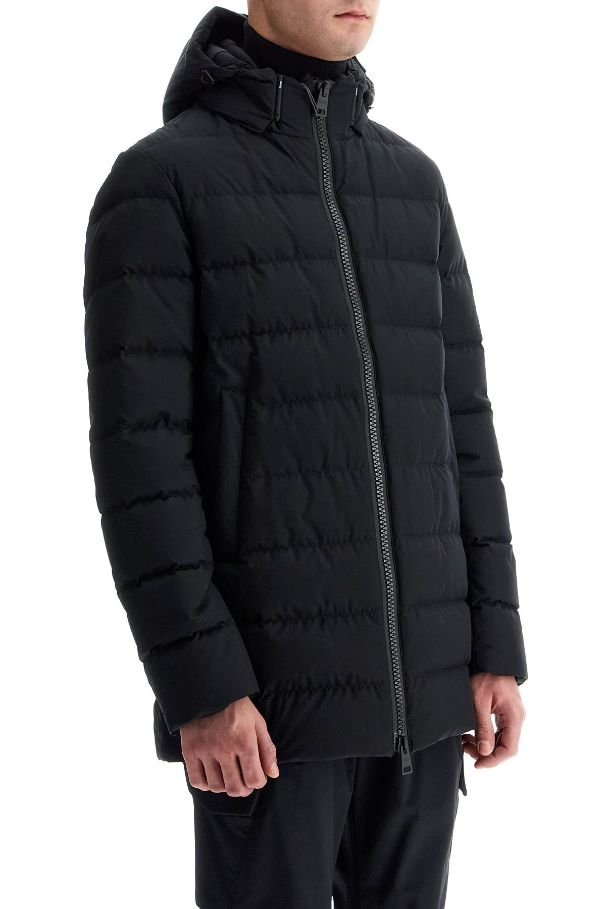 Laminar Down Jacket In Gore-tex Infinium Windstopper  - Black