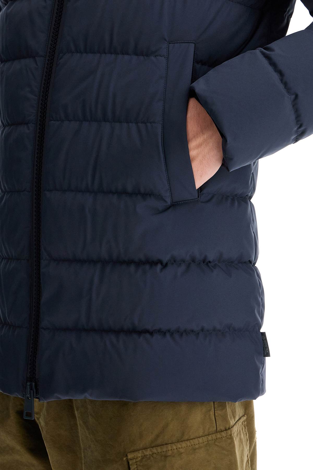 Laminar Down Jacket In Gore-tex Infinium Windstopper  - Blue