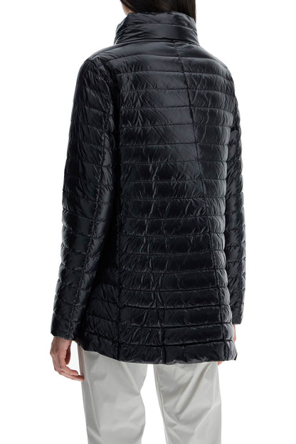 Reversible A-shape Down Jacket Black And Gray  - Black