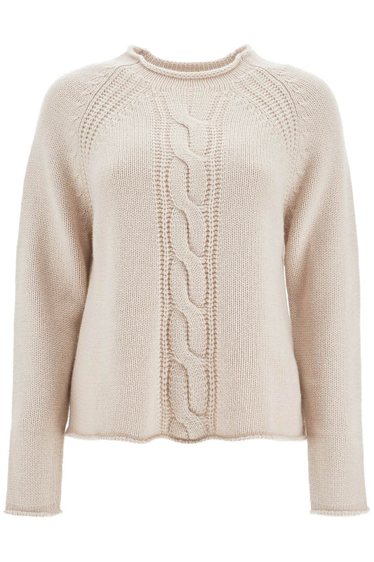 Cashmere Pullover Sweater  - Beige